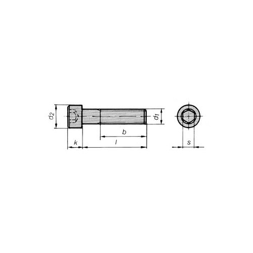 Skruv Insex MC6S A2 DIN 912