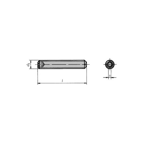Stoppskruv MSK6SS A2 DIN 916