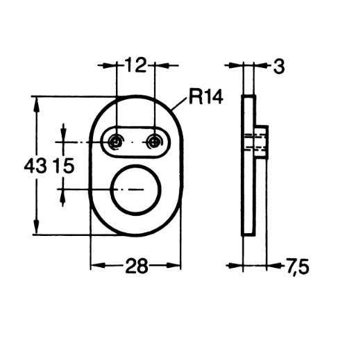 Mutterbricka FIX 4412