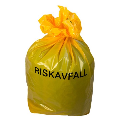 Sopsäck PolyPRIMA Riskavfall LLD-polyeten