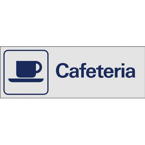 Skylt symbol cafeteria