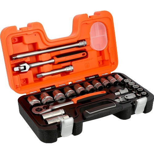 Hylsnyckelsats 1/2" tum 23-delar BAHCO S240AF